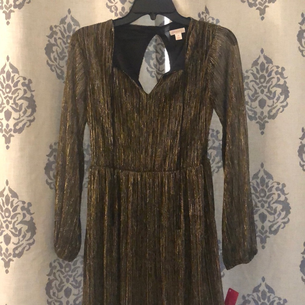 Gold dress